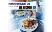 Dùng thẻ Visa hưởng ngay chiêu đãi đặc biệt  tại các nhà hàng nổi tiếng