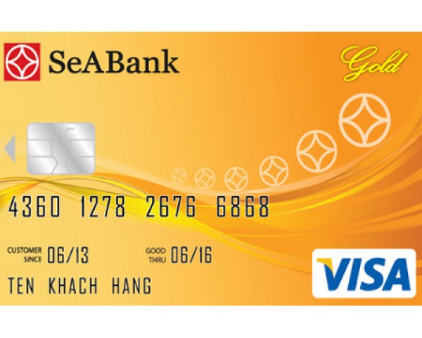 Thẻ tín dụng Quốc tế SeABank Visa
